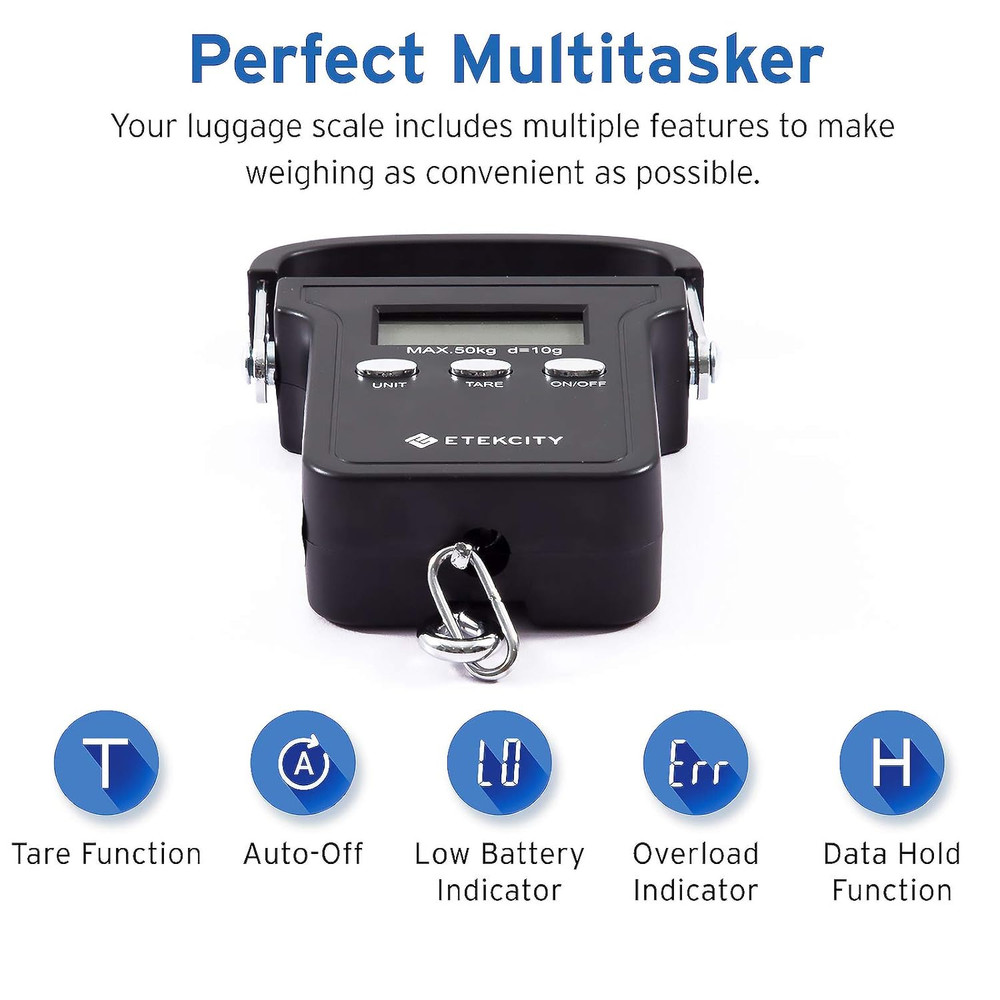 Professional Digital Trigger Pull Scale Gauge with Hook Clear LCD Display