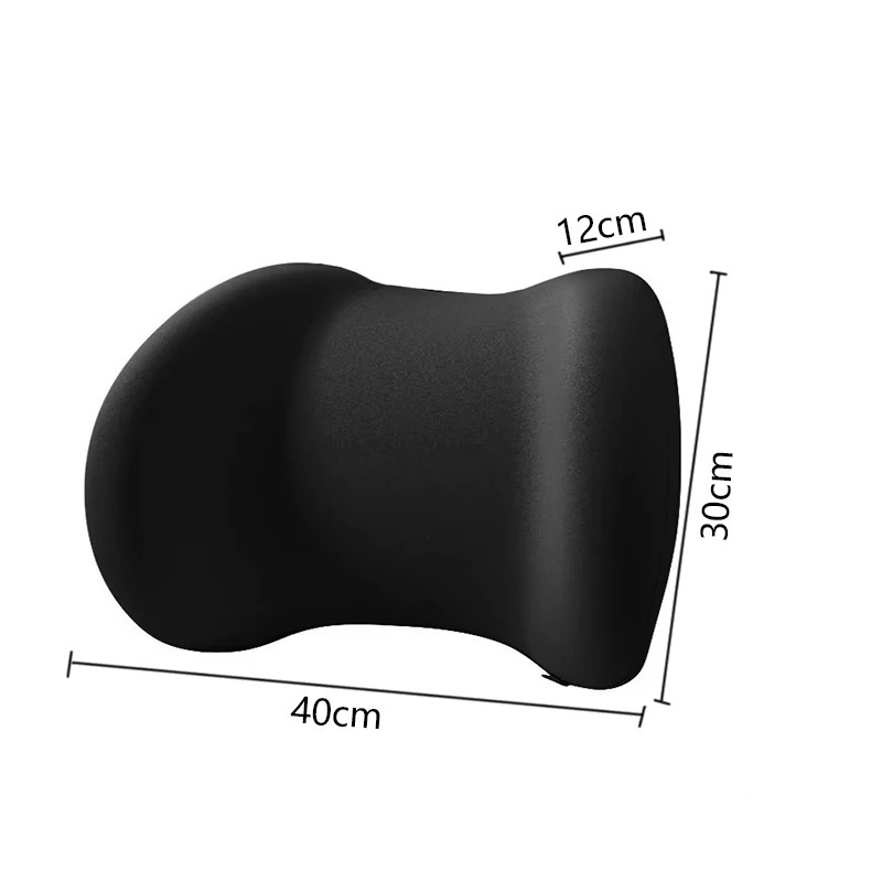 Memory Foam Lumbar Support Pillow Ergonomic Bed Sleep Soft Back Cushion
