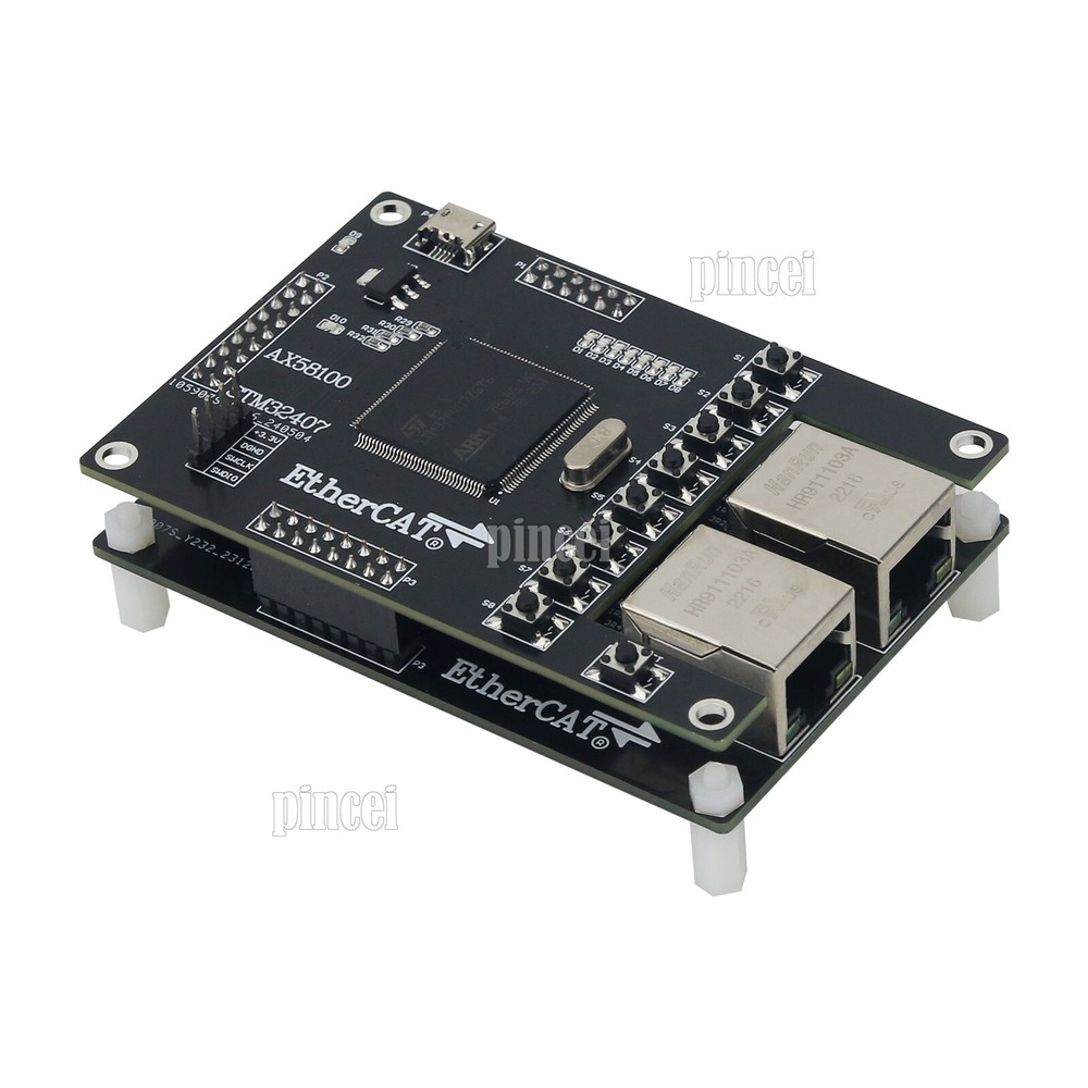 AX58100 STM32407 Slave Station Development Board for EtherCAT Slave Station