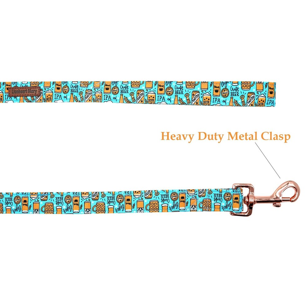 Strong Dog Leash Durable Blue Soft Handle Small Medium Large Dogs