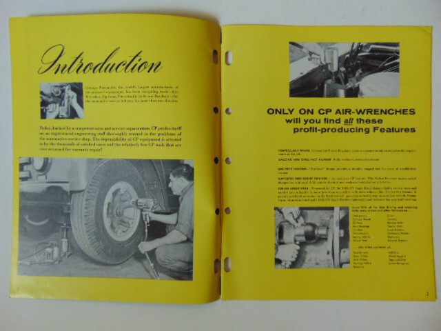 Vintage 1962 Chicago Pneumatic (CP) Tools Catalog