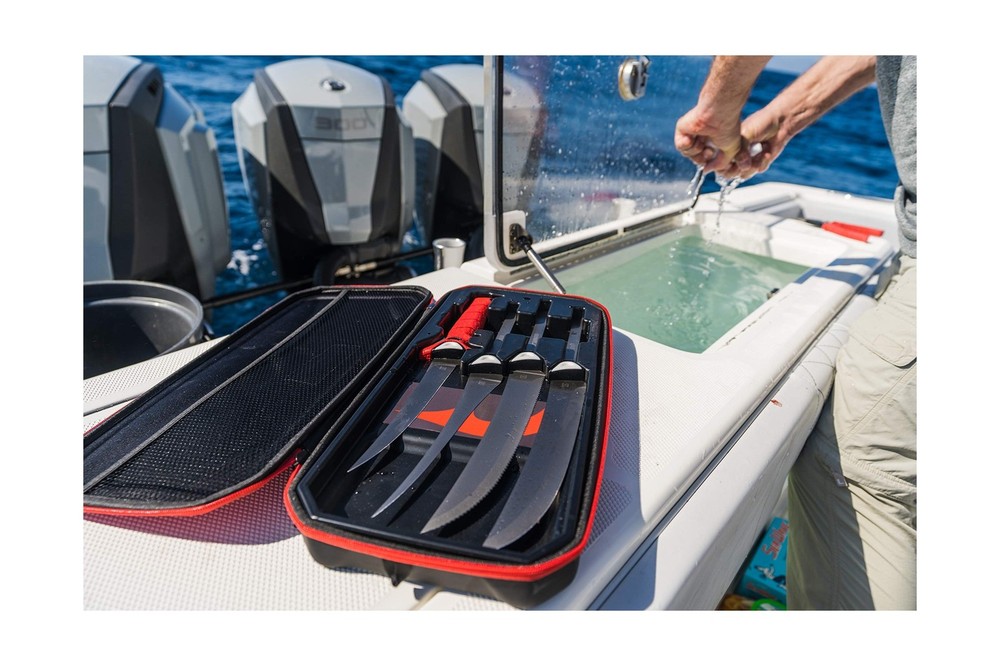 BUBBA Multi-Flex Interchangeable Blade Kit, with Non-Slip Grip Handle, 2 Ti-N...