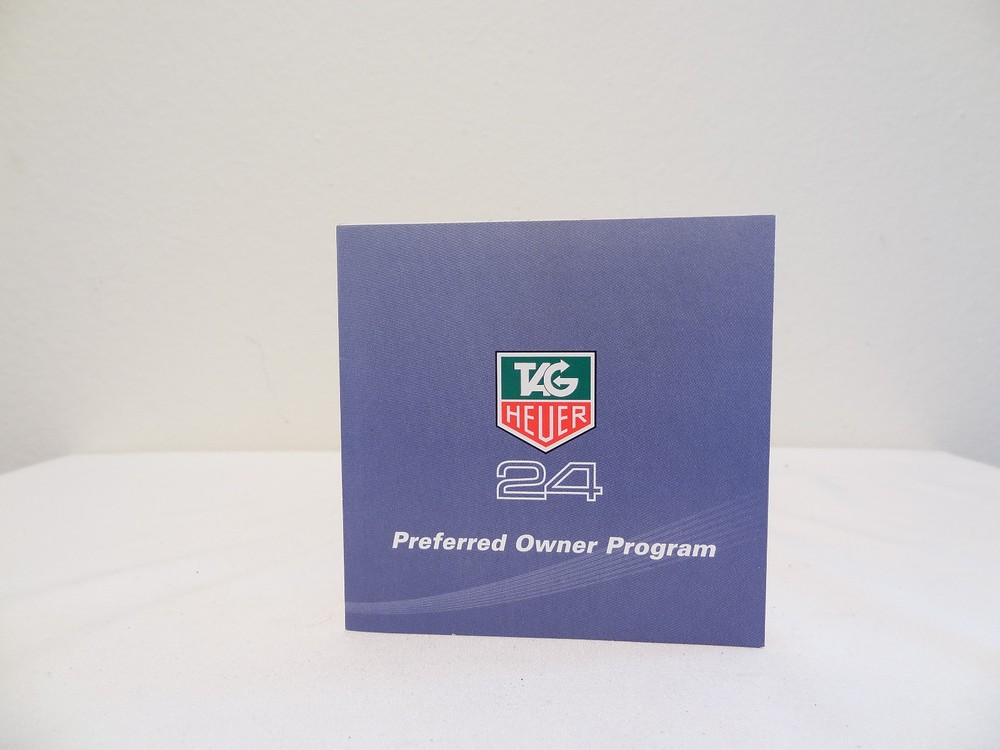 TAG HEUER PREFERRED OWNER PROGRAM BOOKLET