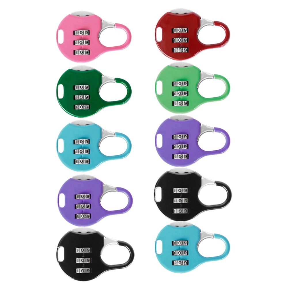 10 Pcs Versatile Combination Lock Set Drawer Password Resettable