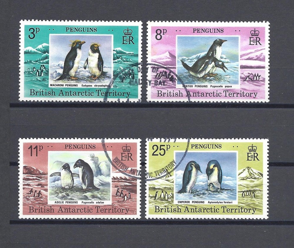 BRITISH ANTARCTIC TERRITORY 1979 SG 89/92 USED