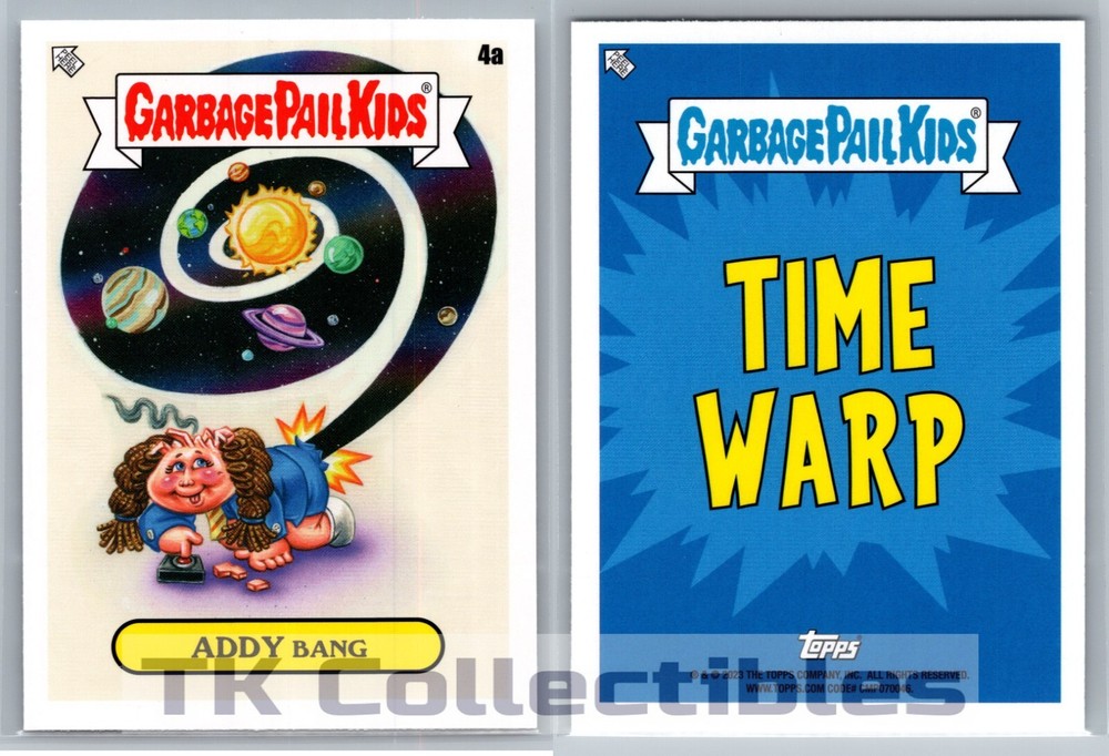 2023 Garbage Pail Kids InterGOOlactic Mayhem Time Warp 20-Card Insert Set