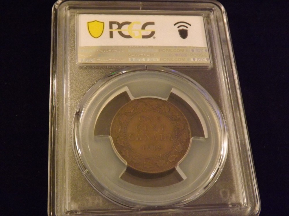 1918 1 C Canada PCGS XF 40