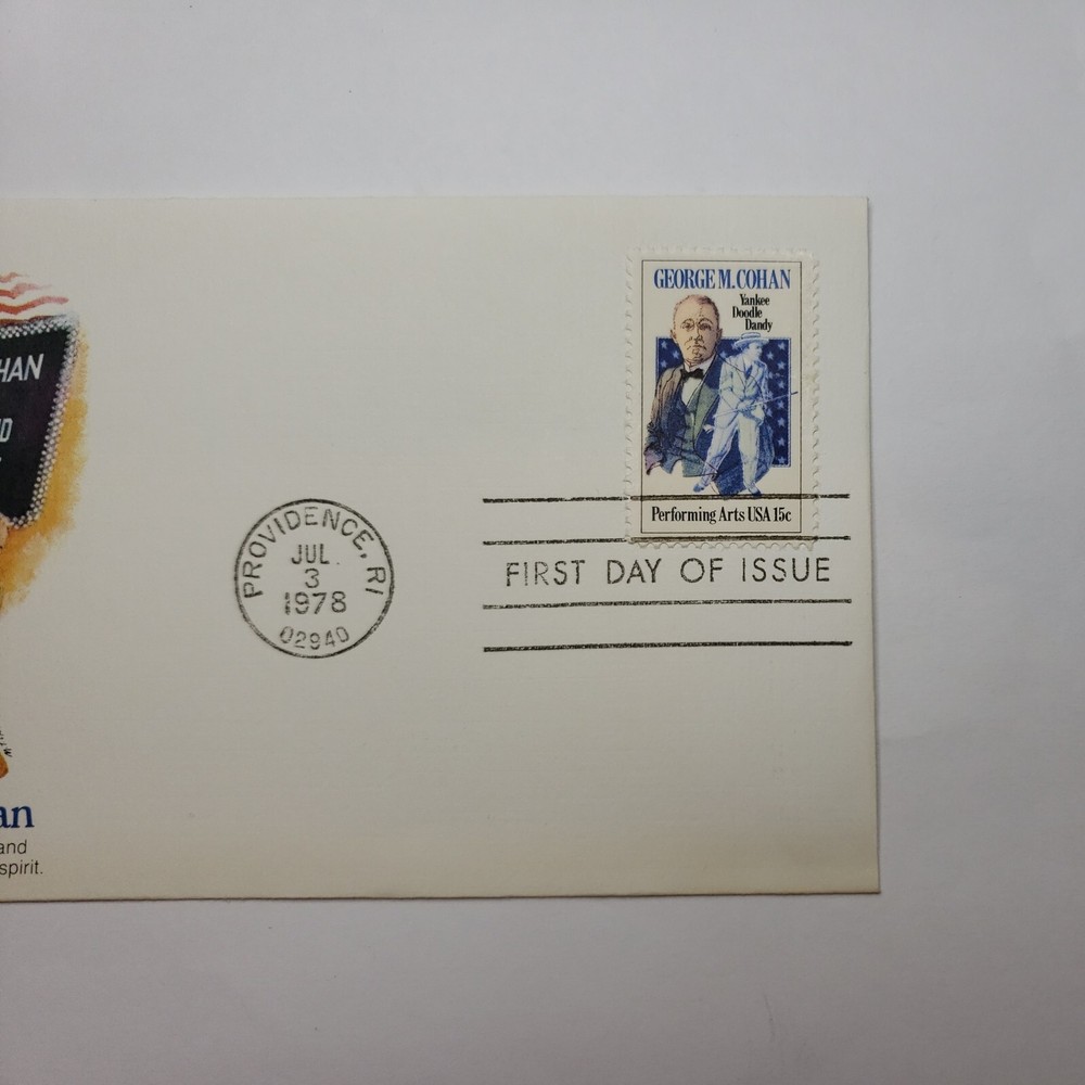 First Day Covers 1978 George M Cohan