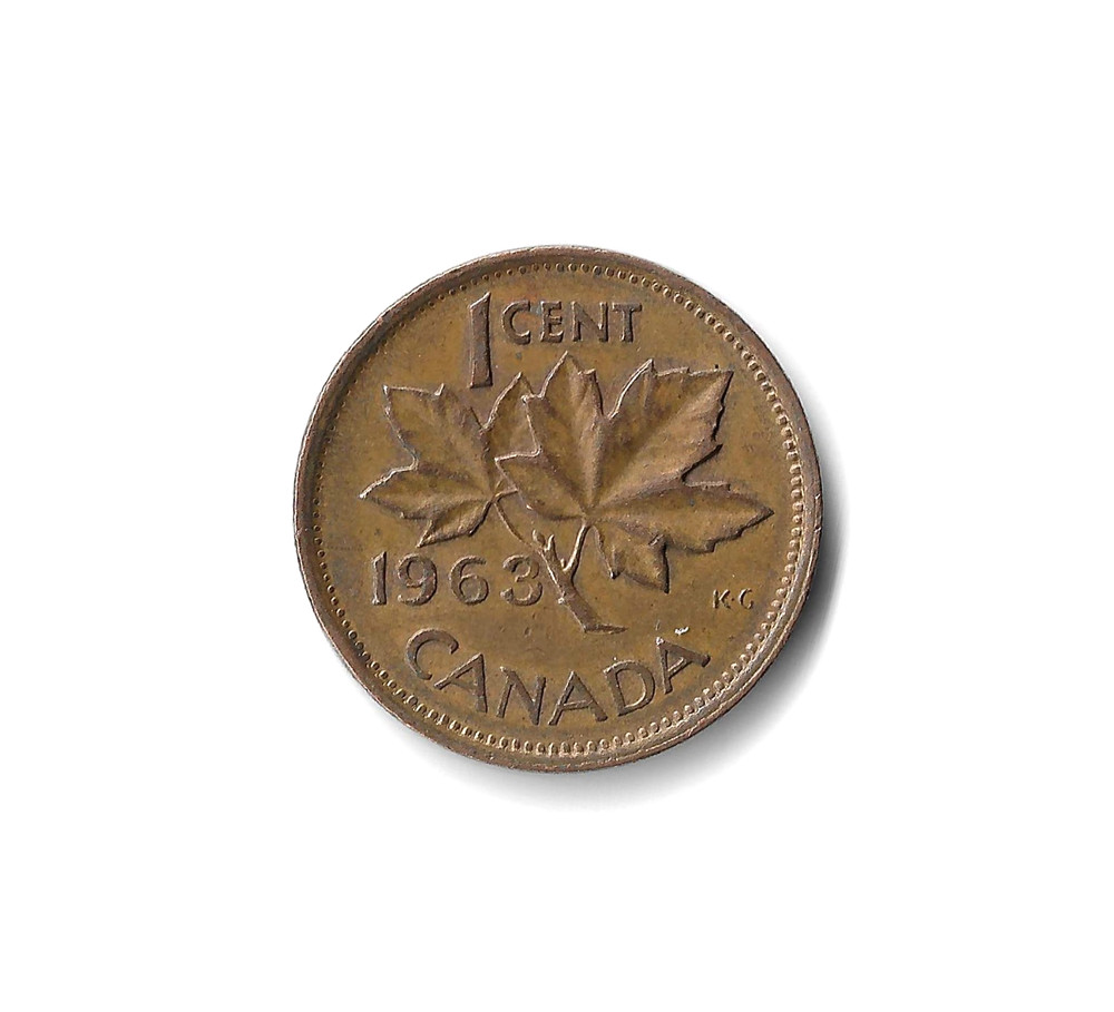 1963 Canada - 1 Cent - 376 - Bronze - 3.2g