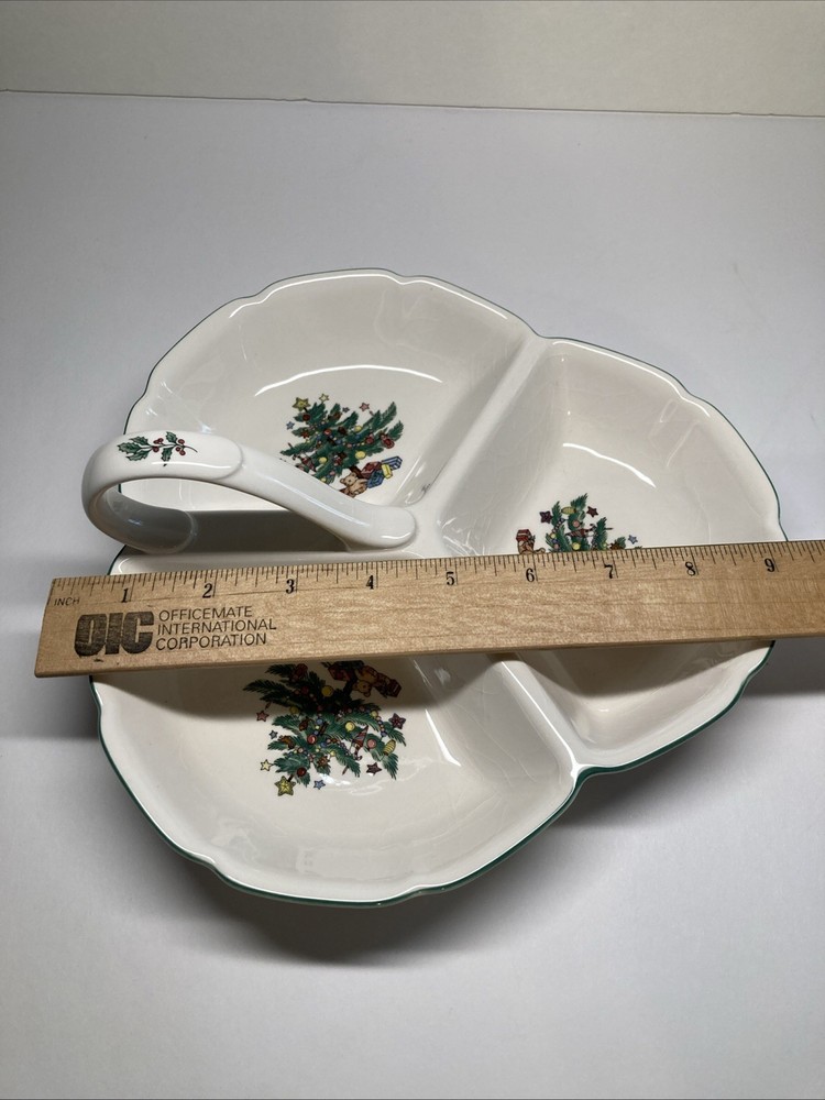 Nikko Christmastime Three-Section Tray