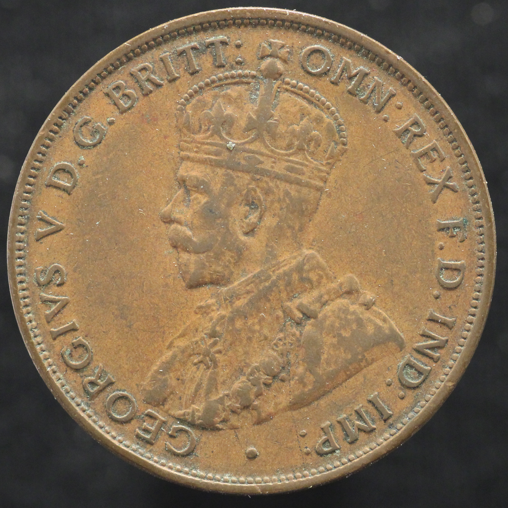 1934 Australia One Penny KM#23