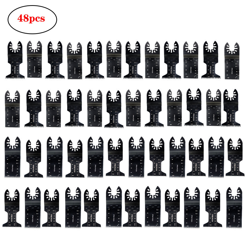 Oscillating Multi Tool 48 Pc Saw Blade For Fein Multimaster Dremel Makita