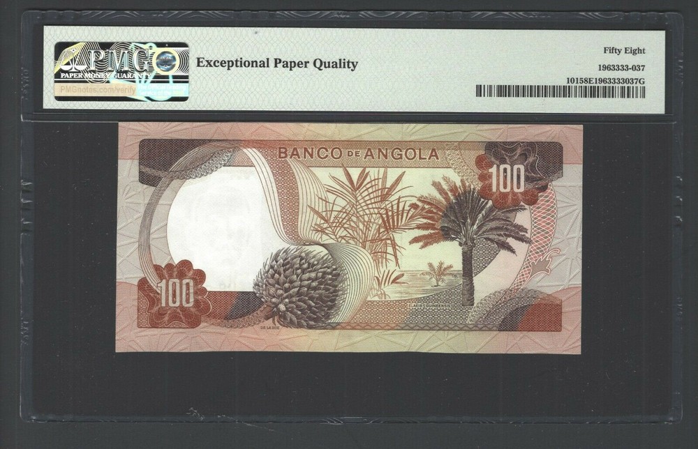 Angola 100 Escudos 1972 P101 About Uncirculated