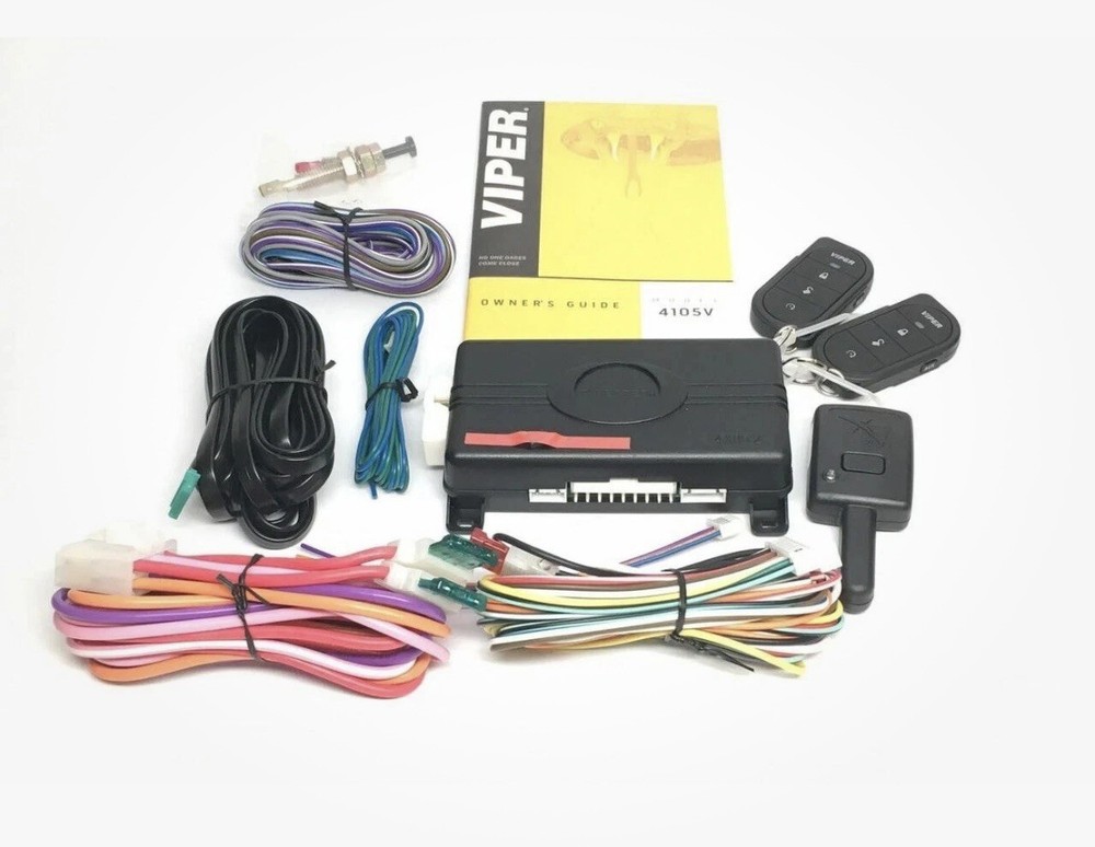NEW Viper 4105V, 1-Way Remote Start System w/ TWO 4-Button Remotes