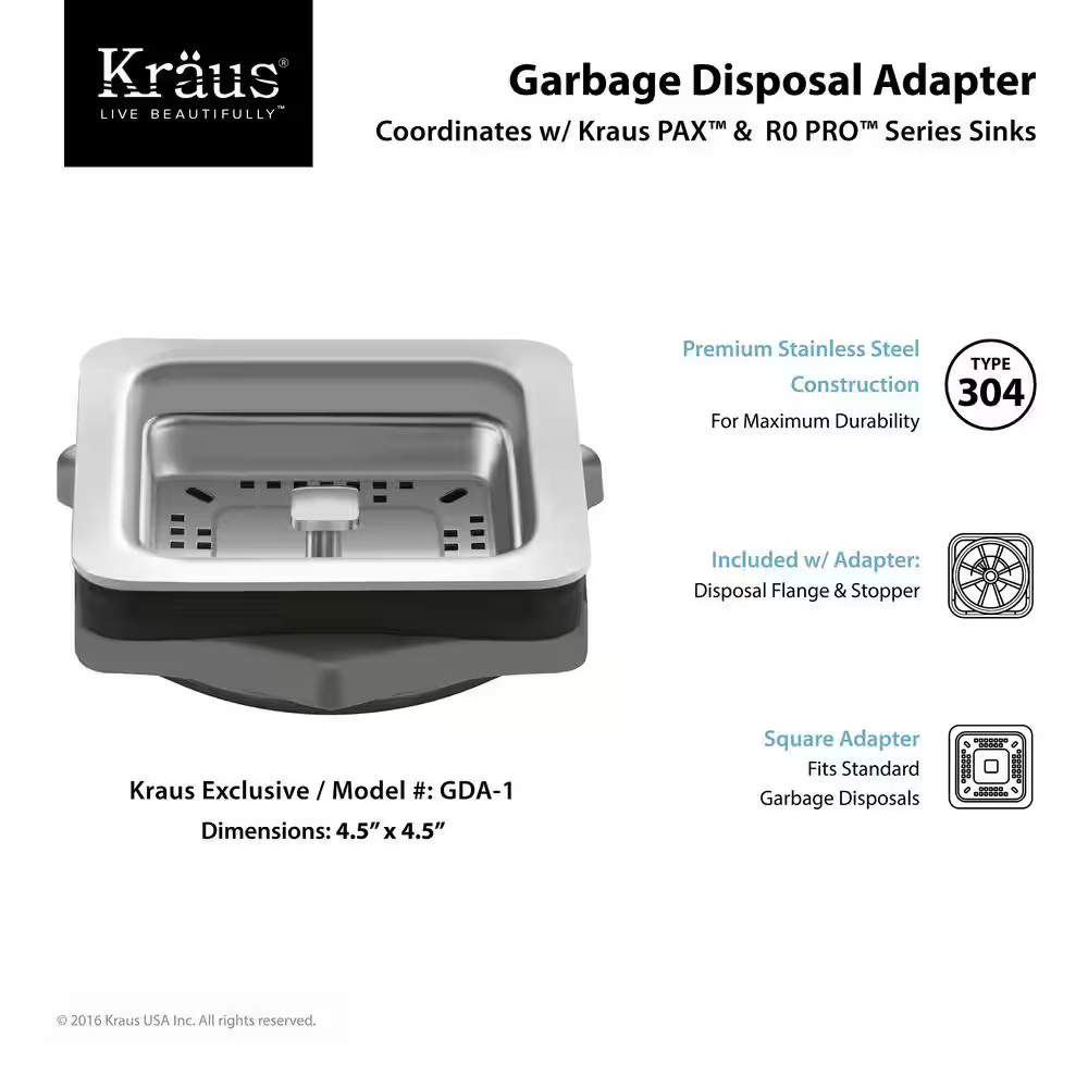 Garbage Disposal Adapter