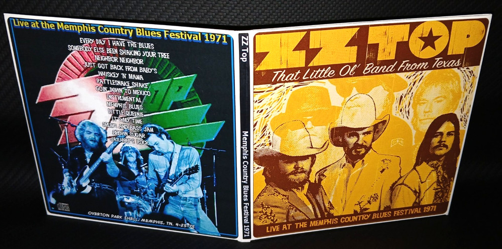ZZ Top Memphis 1971 NEW Gate Fold 2CD Package NEW