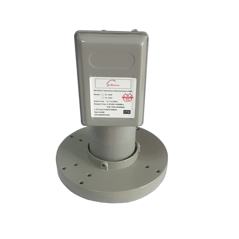 C Band One Cable Solution Single Output inside 5G Filter LNB