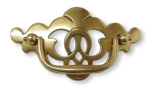 (12 Pack) (As-Is) 3" Traditional Chippendale Bail Pull Satin Brass