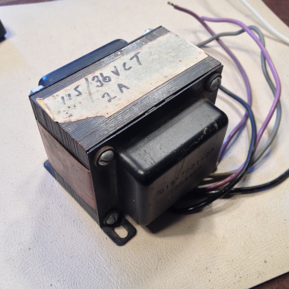 019-7021-00 Transformer, 115/36VCT, 2A