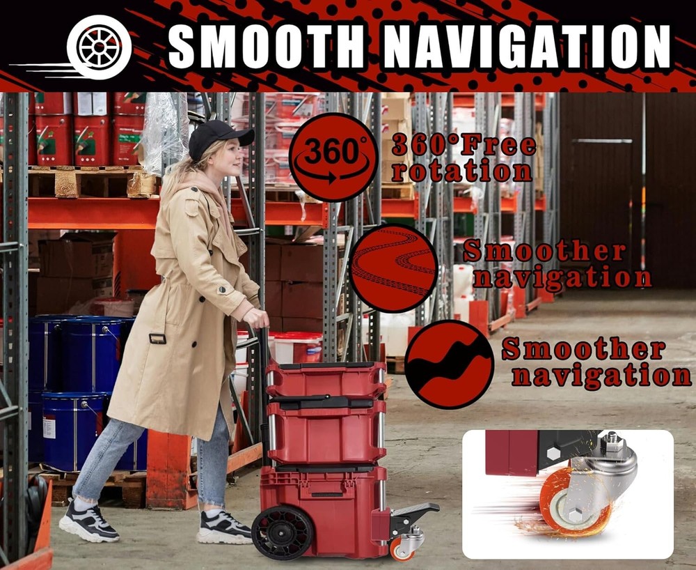 Wheels Upgrade Kit for Milwaukee Packout System