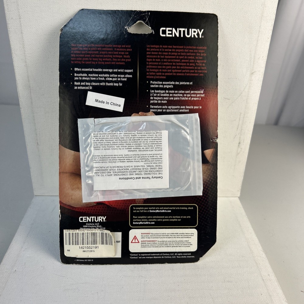 Century Handwraps 108" 2 pair Wrist Training Wraps