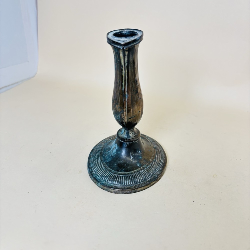 Antique Sheffield Candlestick Silver Plate