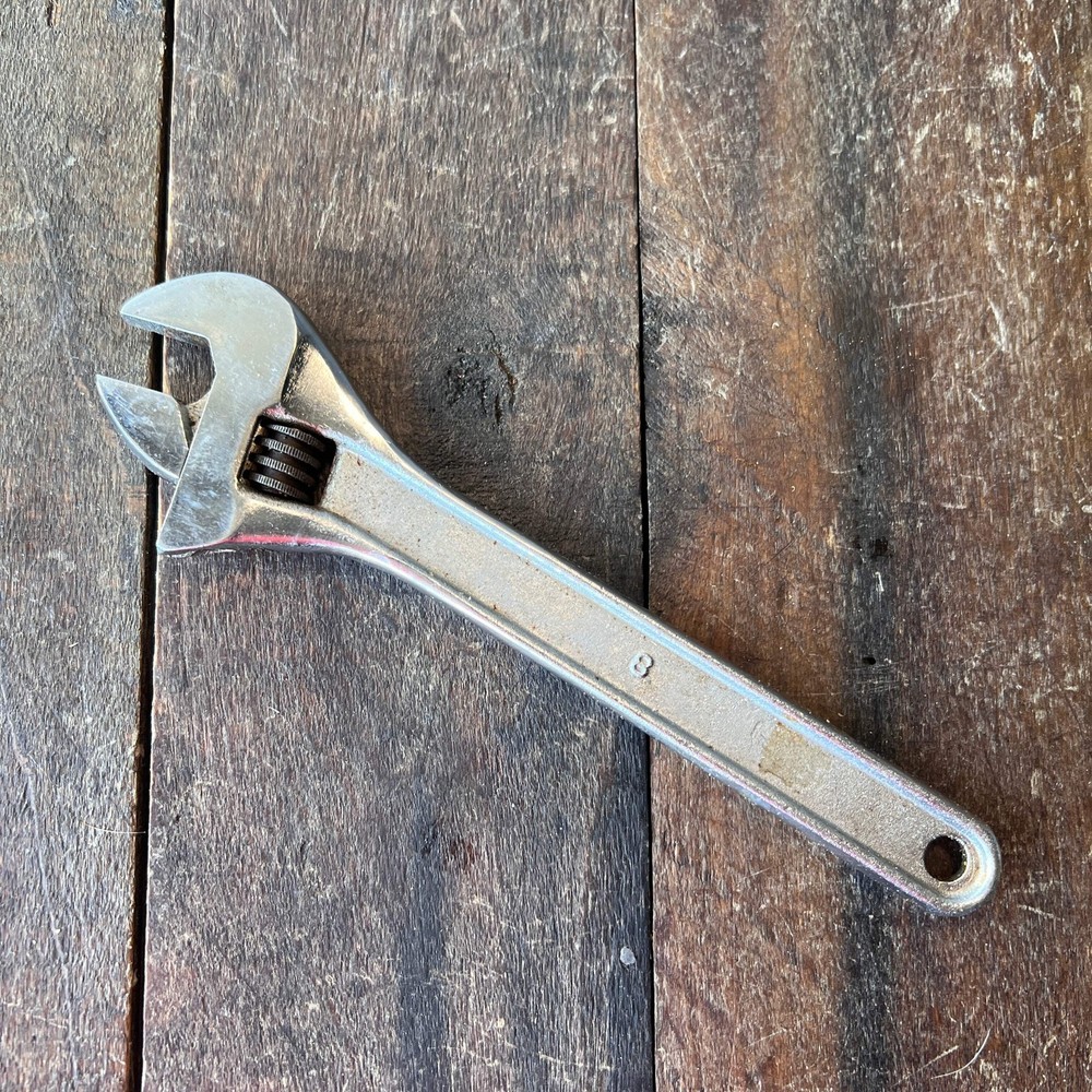8 Inch Drop Forged Adjustable Wrench