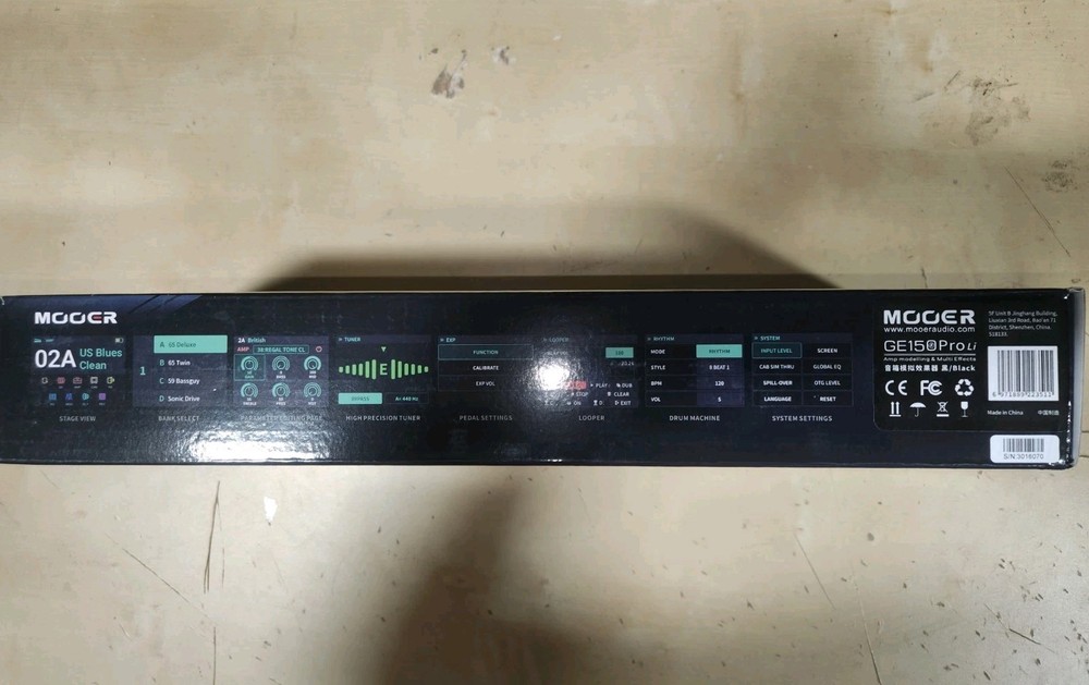 Mooer GE150 Pro - Amp modelling & multi effects