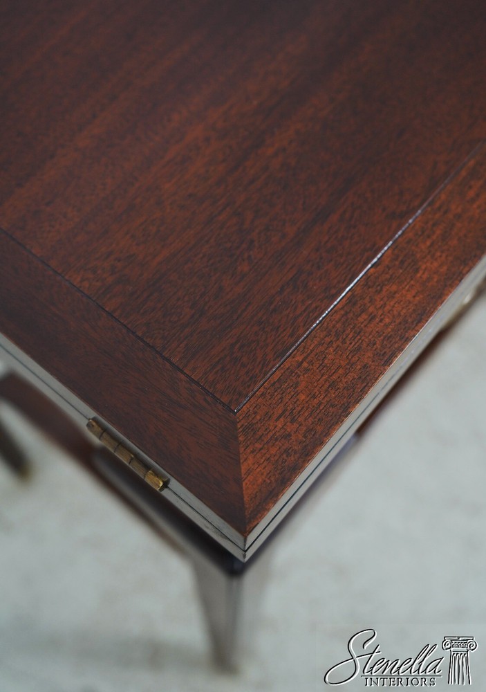 L62569EC: SMITH & WATSON Flip Top Mahogany Server Cart