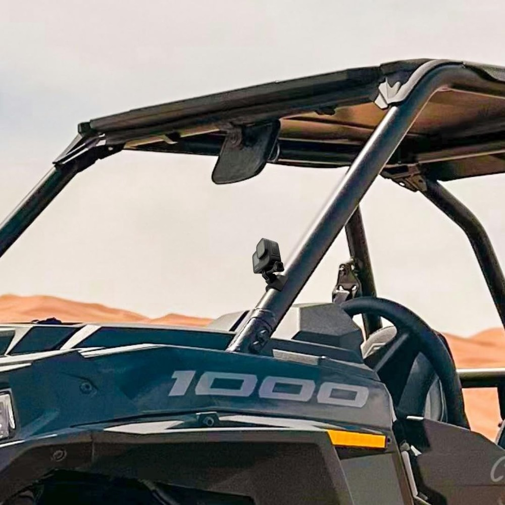 Flexible Adhesive Action Camera Mount for dashboards, windshield, handlebars,...