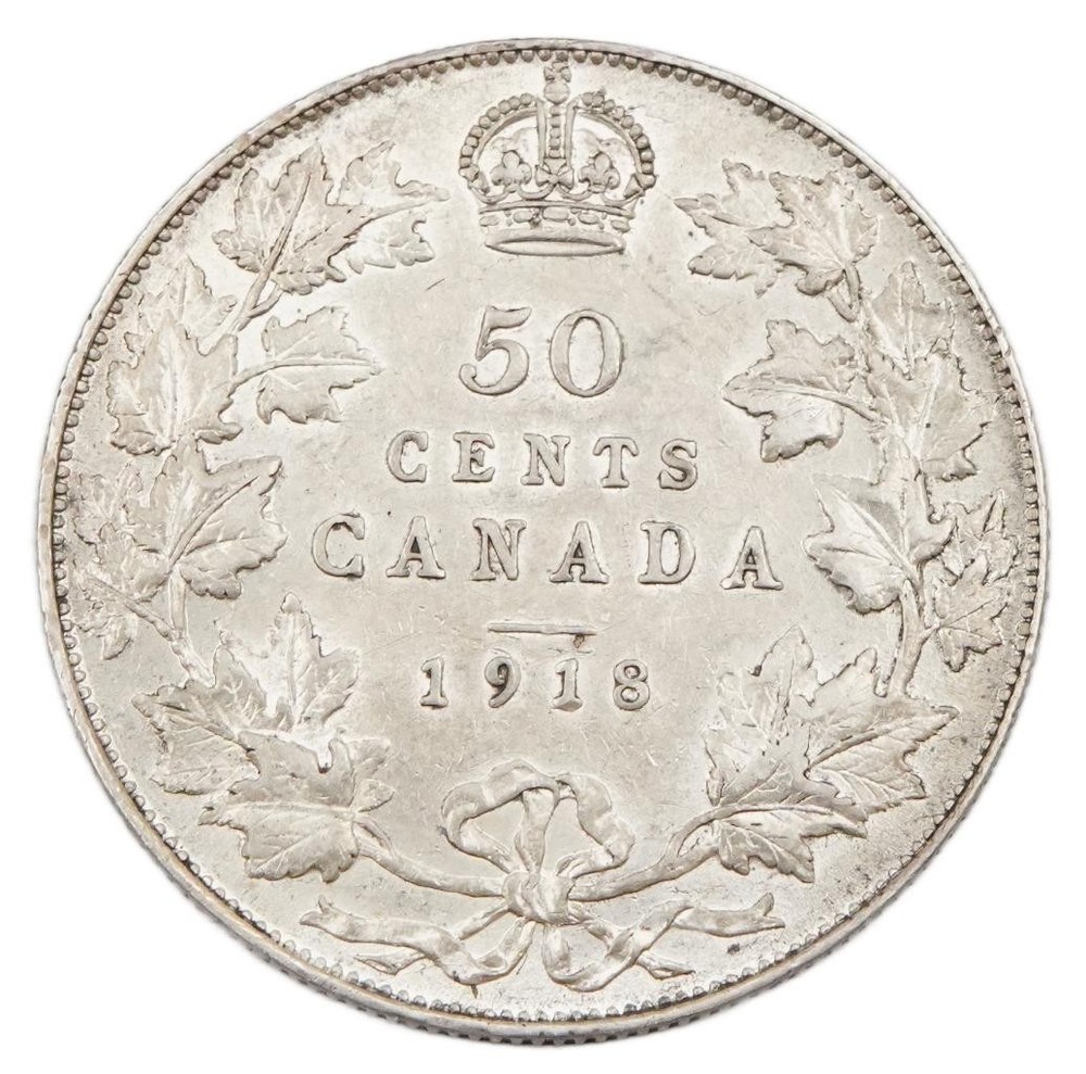 1918 Canada 50 cents EF