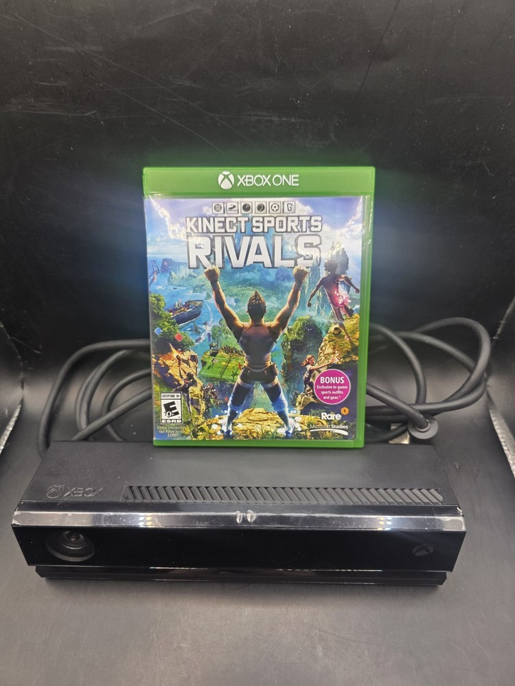 Microsoft Xbox One Kinect Sensor Adapter Model 1520 Bundle w Game Tested