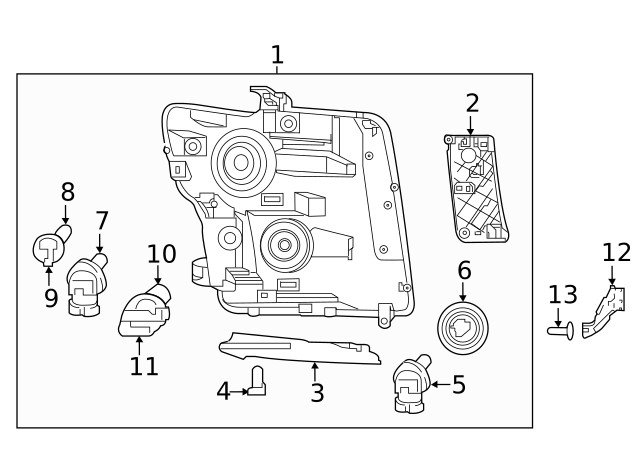 Genuine Nissan Headlight Bracket 26092-EZ21B