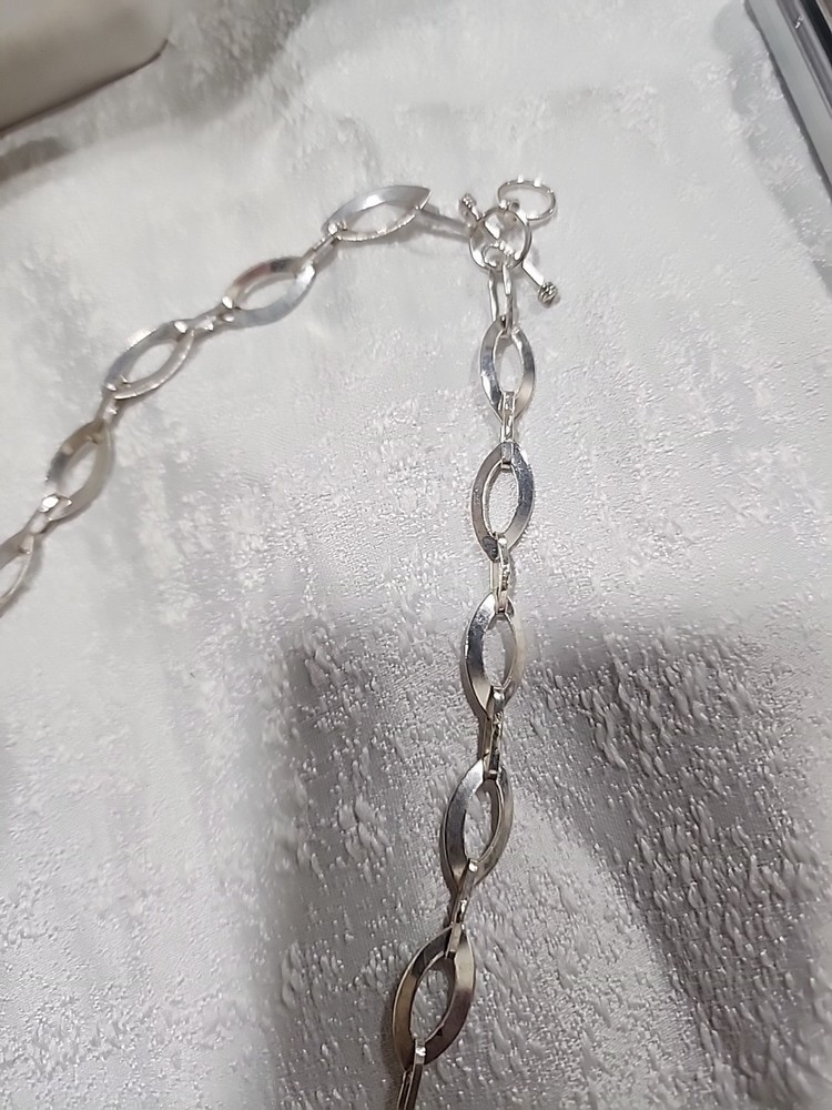 sterling silver abalone shell 24 necklace