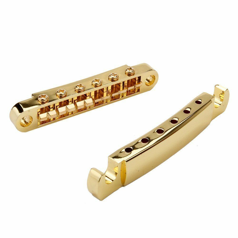 Adjustable Saddle Tune-O-Matic Bridge Tailpiece Studs Post for Les Paul LP SG