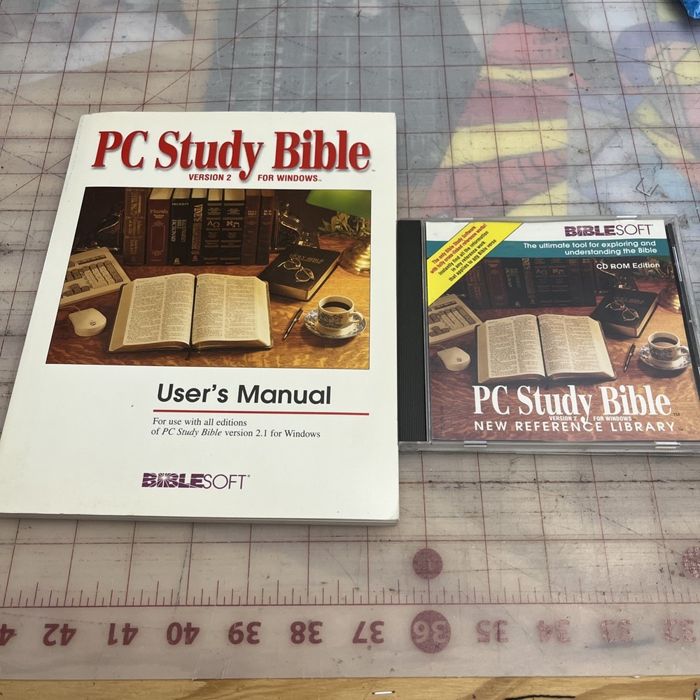 Study Bible PC Biblesoft CD ROM Version 2 Windows New Reference Library