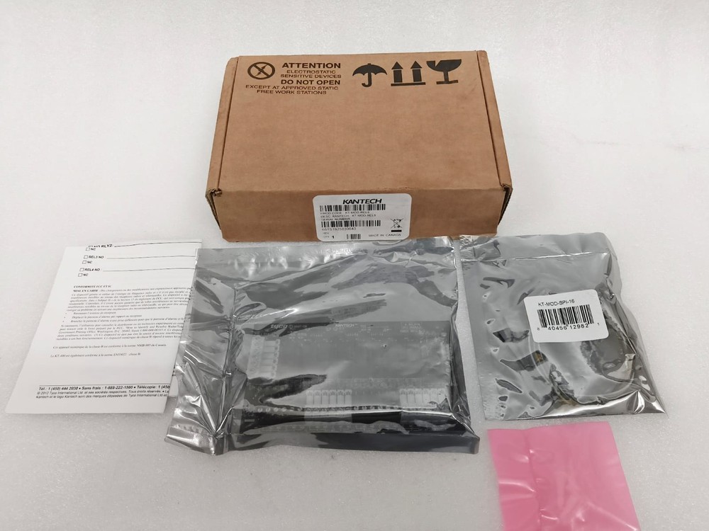 Kantech KT-MOD-REL8 8-Relay Expansion Module Access Control Board New Open Box