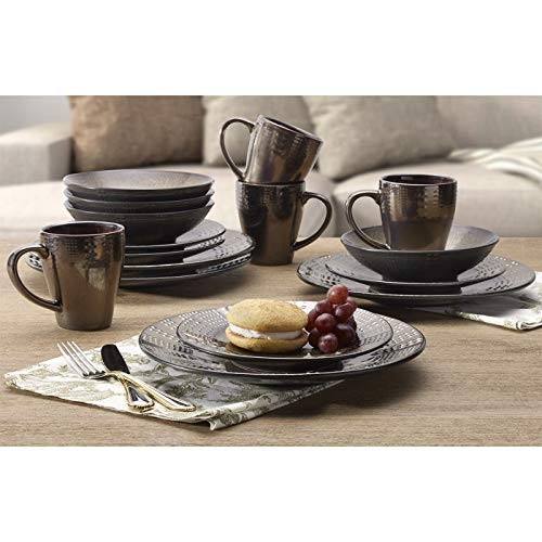 Gourmet Basic by Mikasa Verona 16-Piece Dinnerware Set, Service for 4 Assorted