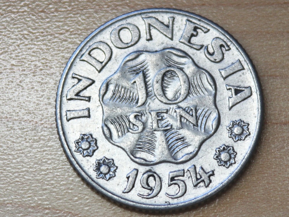 1951 Indonesia 10 Sen