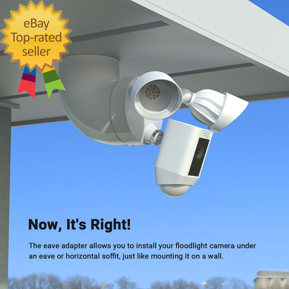 Eave Mount for Ring Floodlight Cam Wired Plus/Pro Ring Smart Lighting Floodlight