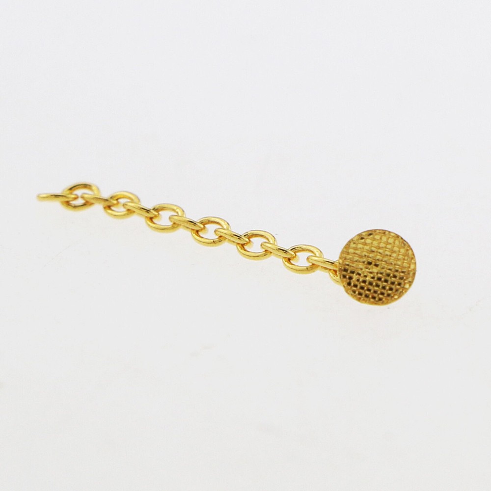 Dental Ortho Plated Traction Buttons Chain Tectangular Mesh Base Lingual Base