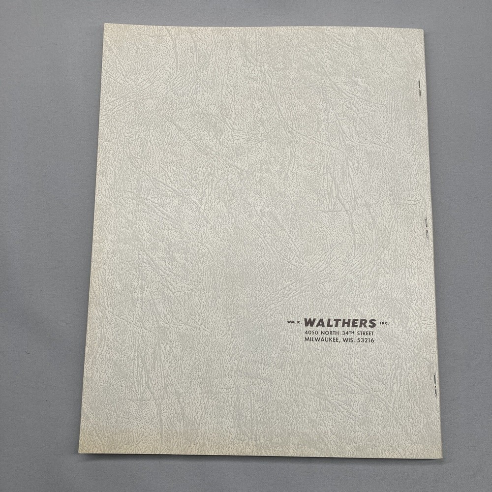Walthers HO Scale Model Train Railroad Catalog 1971 Reference Manual