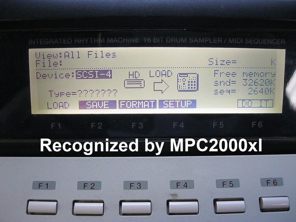 Micro SD SCSI Drive for Akai MPC2000XL Floppy replacement 3.5 internal MPC 2000x