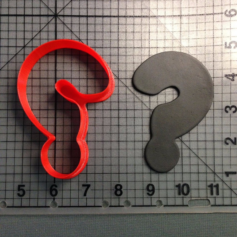 Question Mark 100 Cookie Cutter