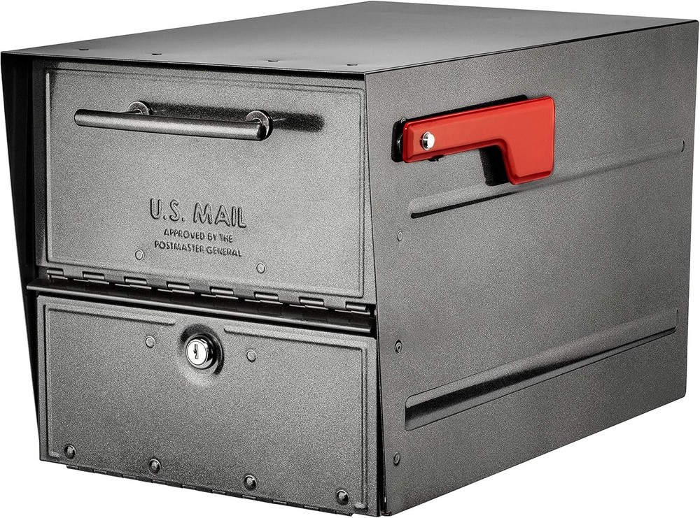 Architectural Mailboxes 6400P-R-10 Oasis Eclipse Locking Mailbox, C2, Pewter
