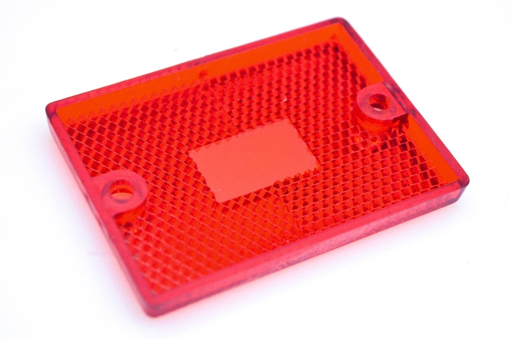 Signal-Stat 1570 Red Rectangle Reflector NOS