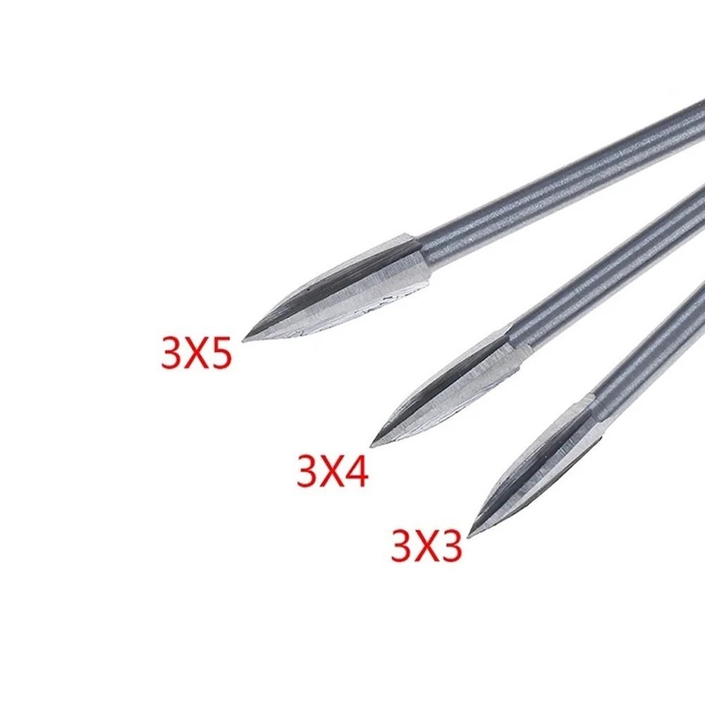 Accessories Wood Carving Tool Drill Bit 3PCS Drill Bit Set Grinding Tool