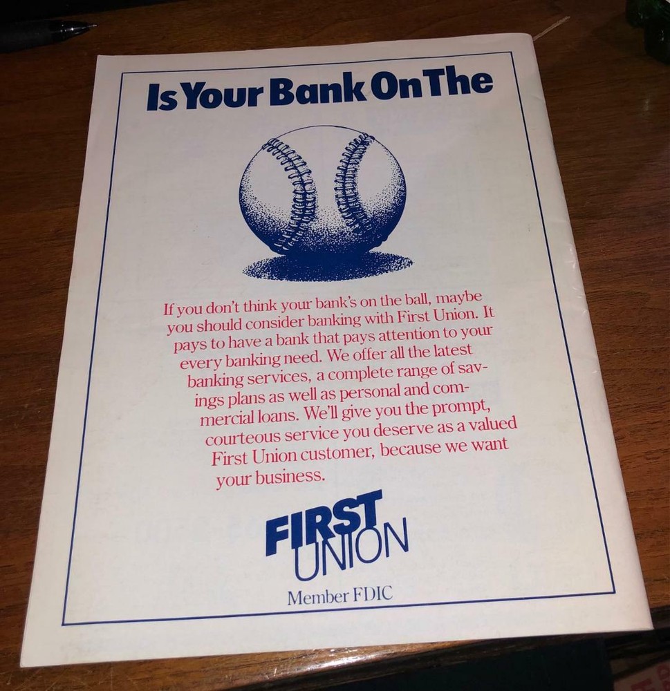 1989 Chicago White Sox Spring Training Program Baseball MLB + Extras