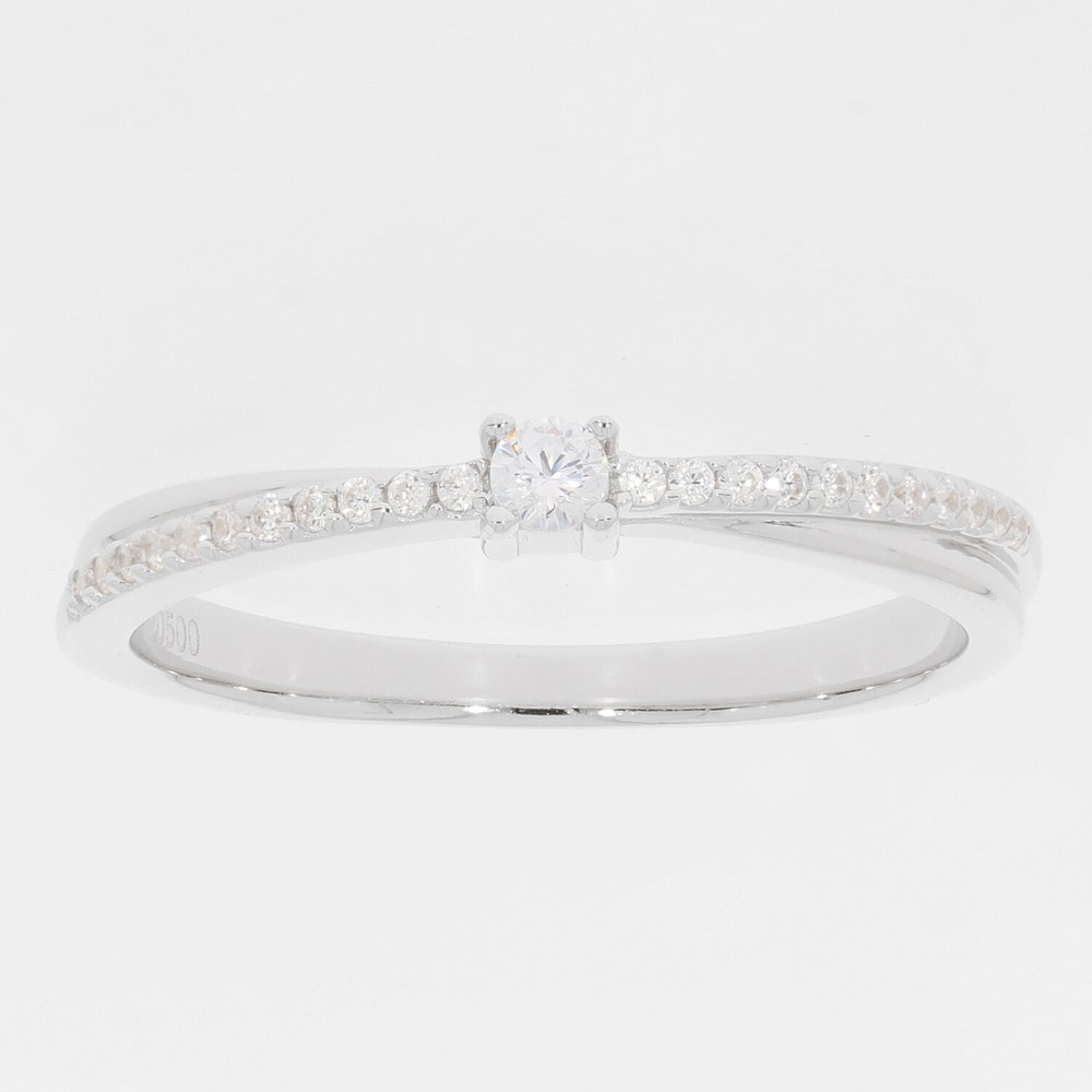 Sterling Silver Semi Mount Ring Setting Round RD 2.5mm