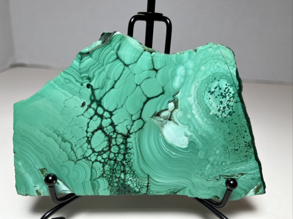 Malachite Slab With Stand